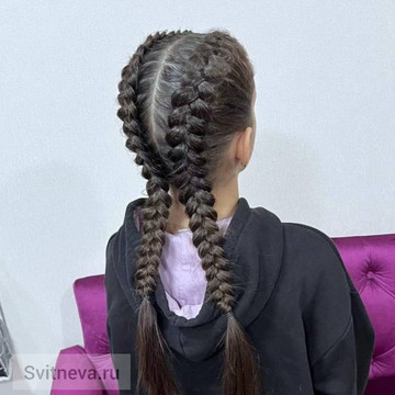 Ажурные косы без канекалона Шоколадка. Для записи звоните 8 (903) 715-73-27